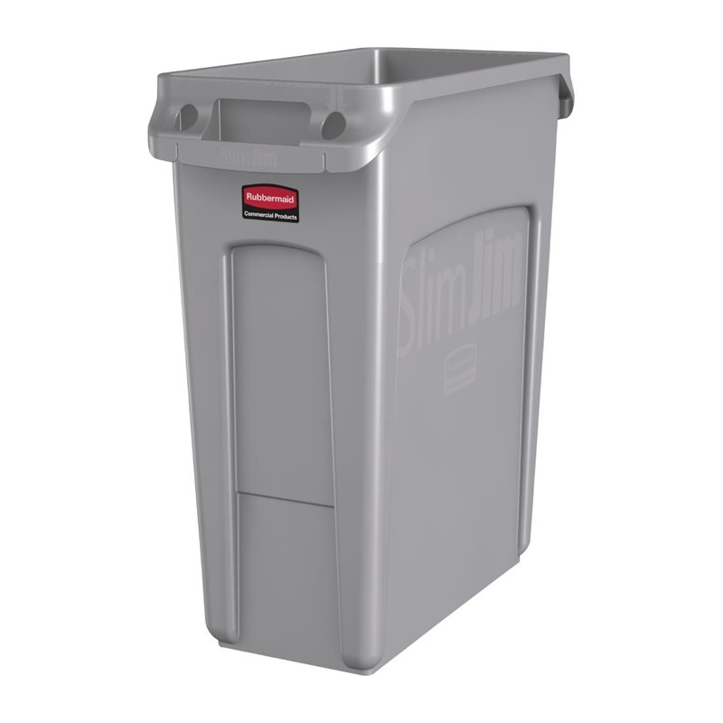 Slim Jim poubelle 60L gris